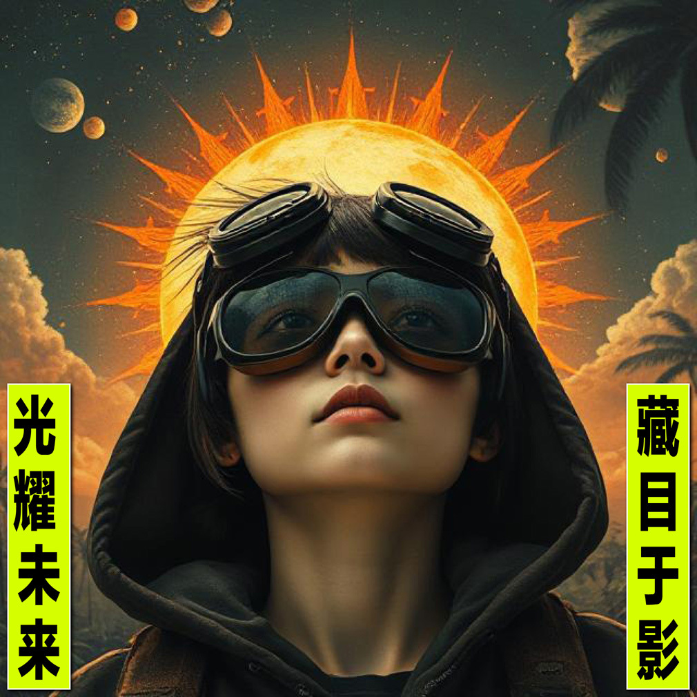 Erika Artaker 光耀未来 , 藏目于影 光耀未来 , 藏目于影 – poster – girl goggles – ai generated images